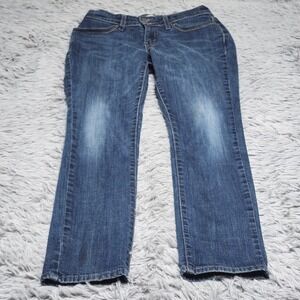 Levis 529 Jeans Womens Size 28x30 Curvy Skinny Leg Blue Denim Mid Rise W28 L30